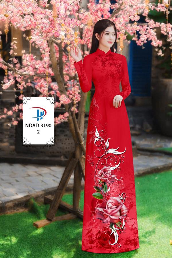 Vải Áo Dài Hoa Hồng AD NDAD3190 19